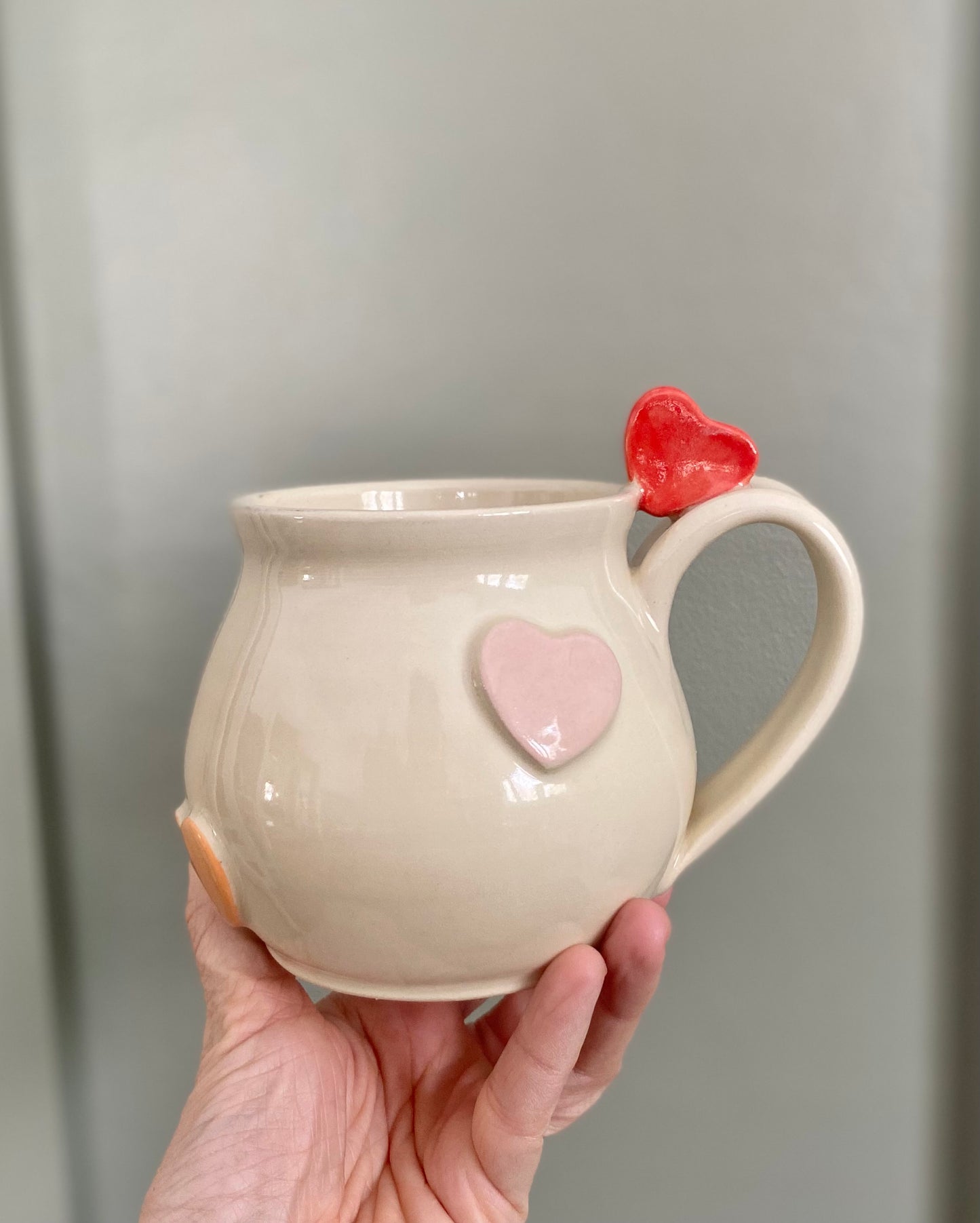 Conversation heart, large mug