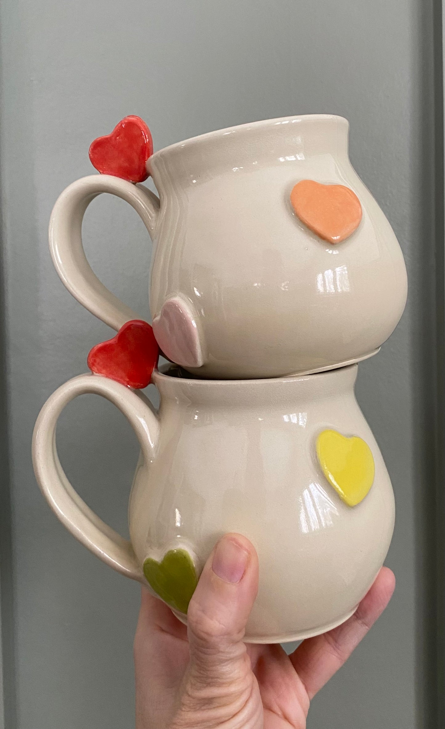 Conversation heart, large mug