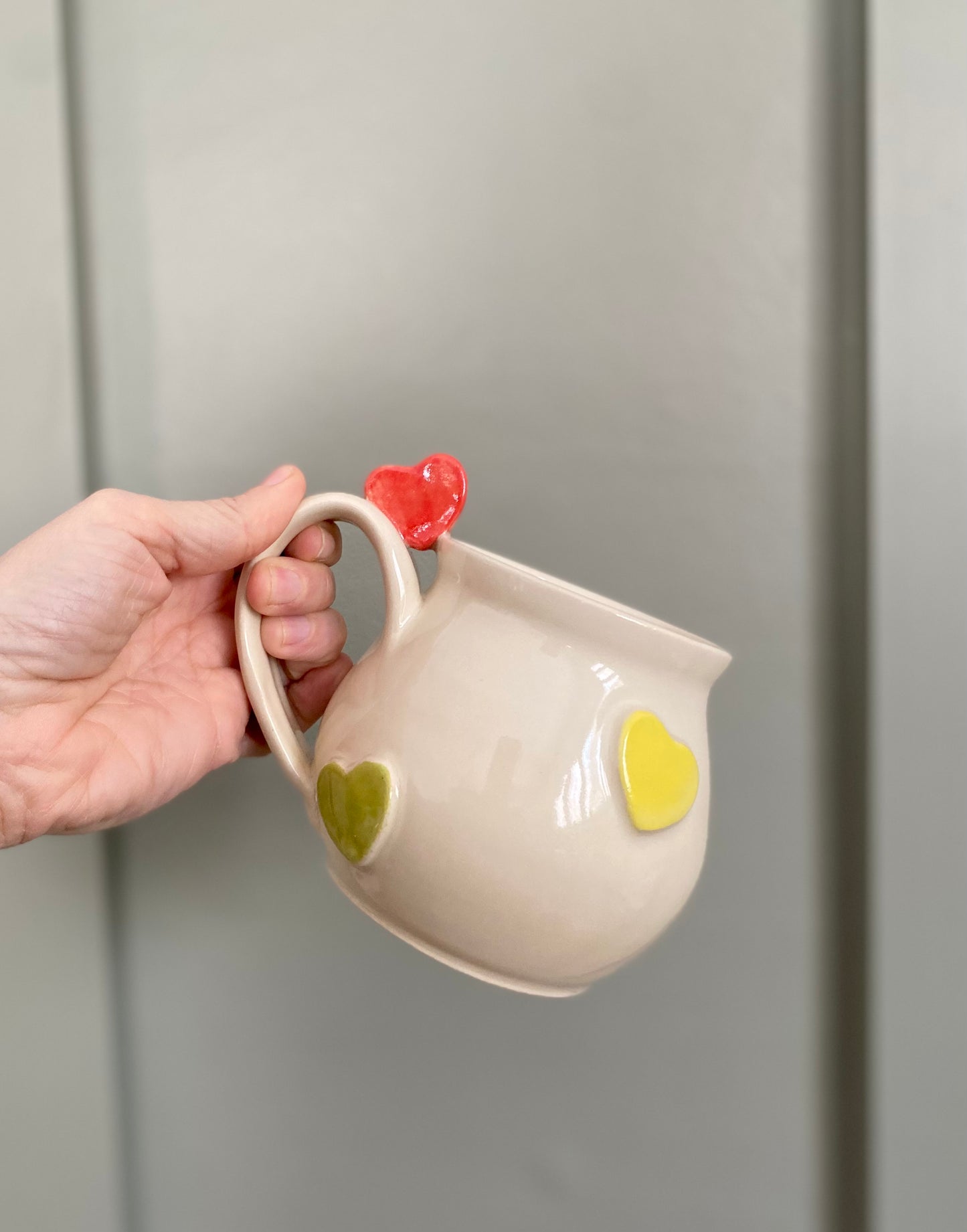 Conversation heart, large mug