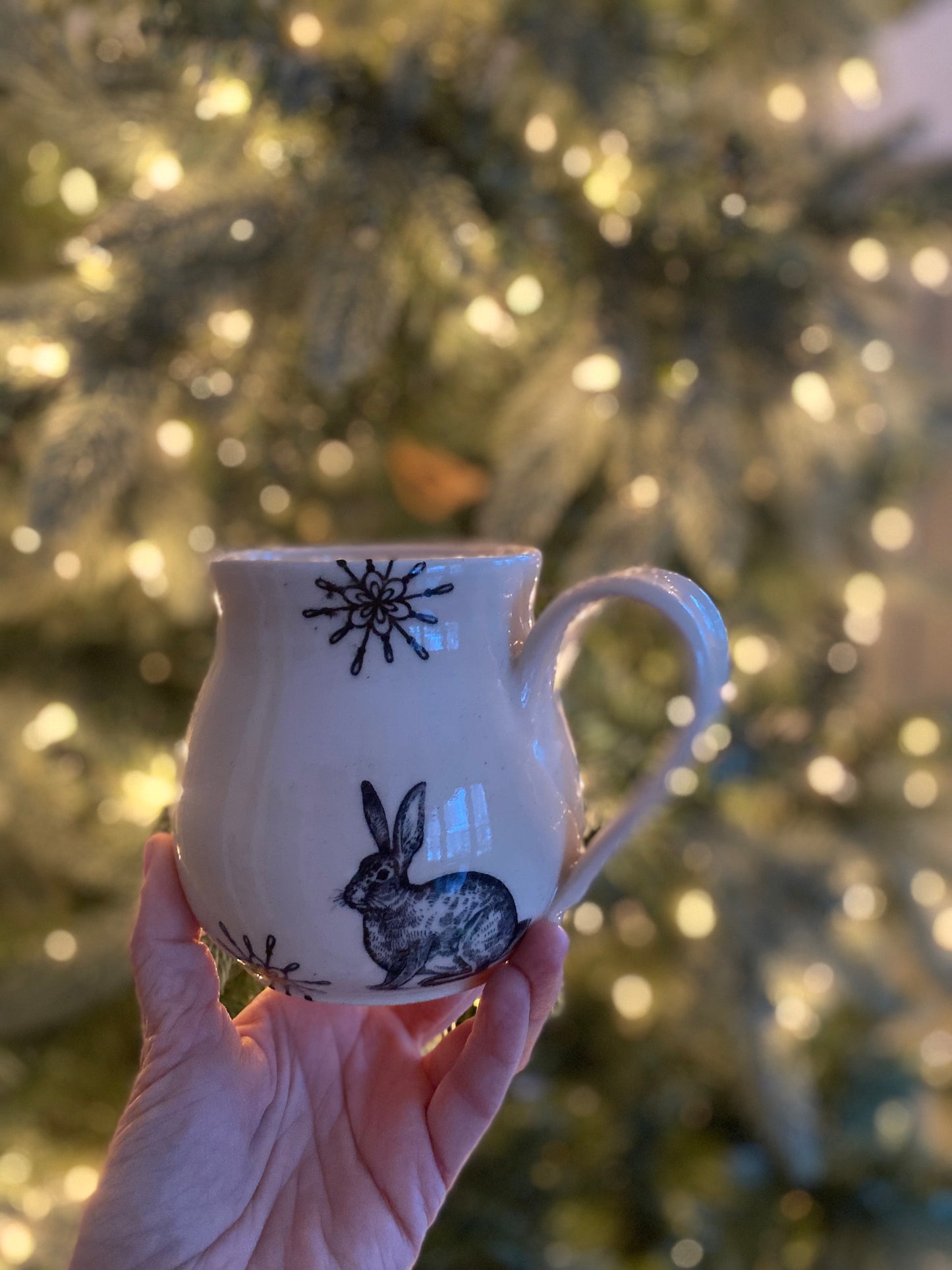 Elk & Hare snowflake Mug